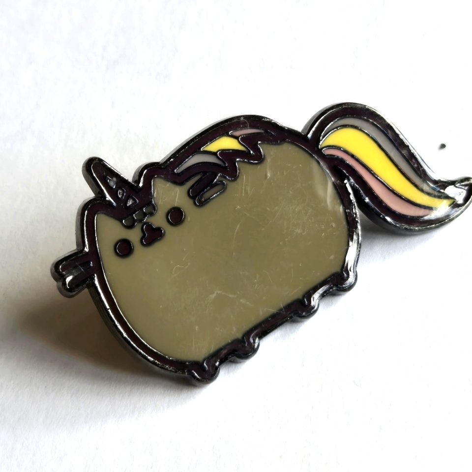 Pusheen Pusheennicorn Enamel Pin Fantasy Cat Pinback Button Statement Fashion